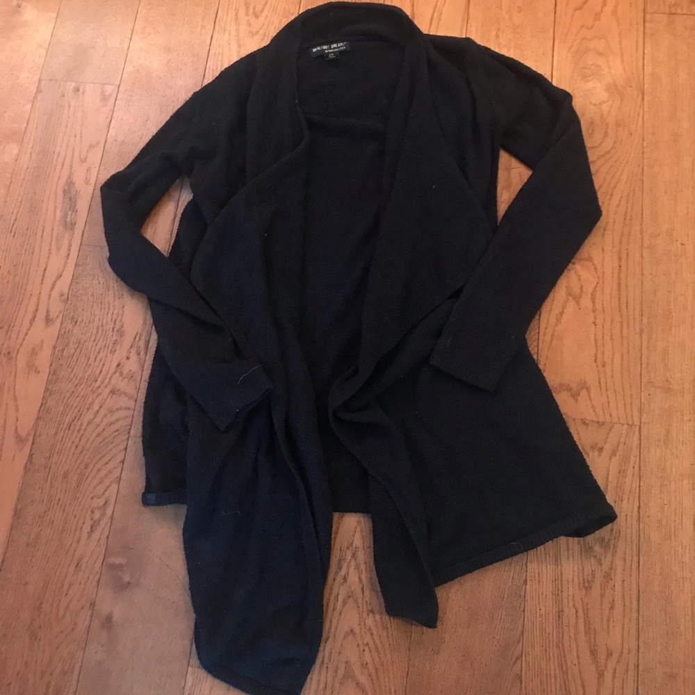 black Barefoot Dreams bamboo chic lite sweater